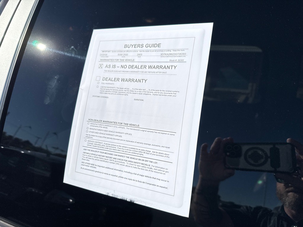 2003 Dodge Ram 2500 Image 13