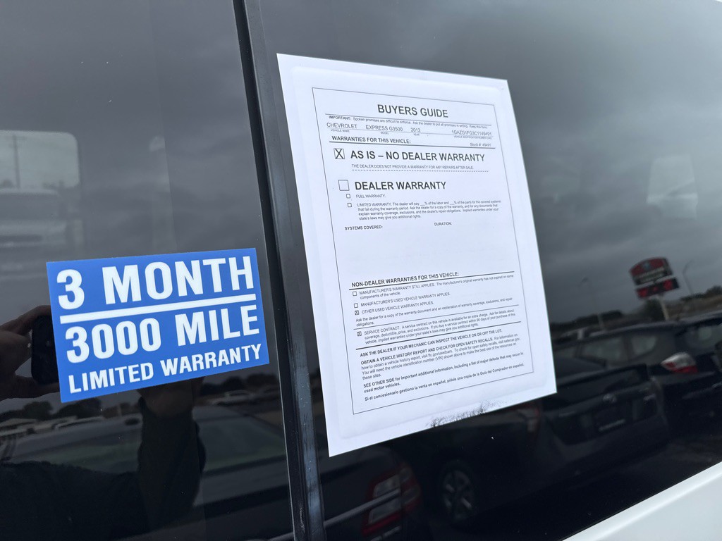 2012 Chevrolet Express Image 4