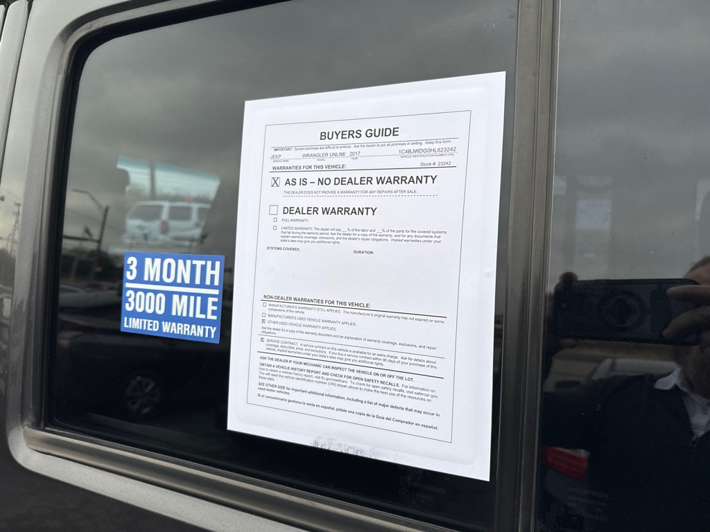 2017 Jeep Wrangler Unlimited Image 8