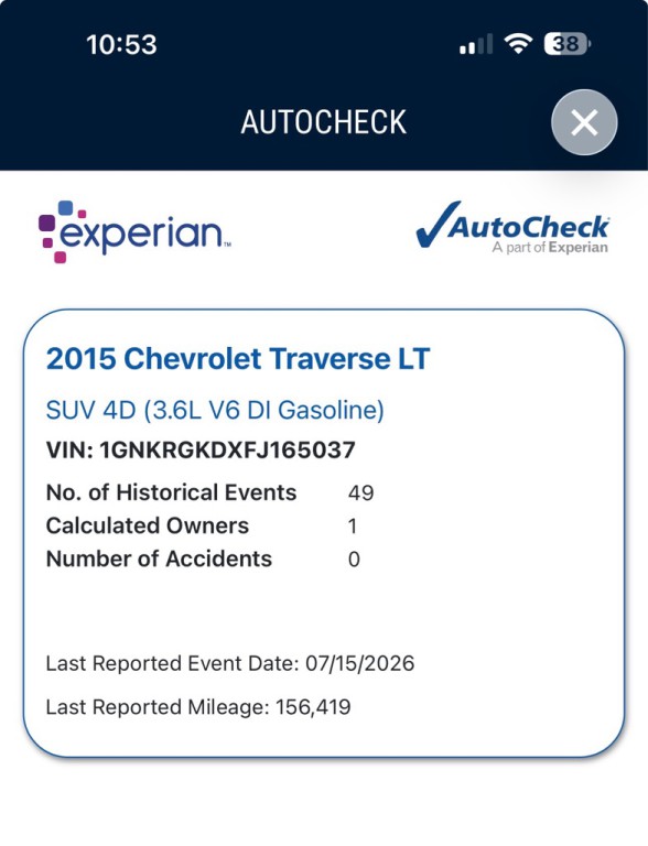 2015 Chevrolet Traverse Image 21