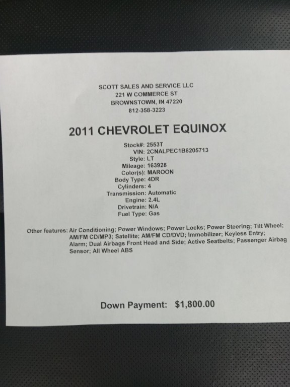 2011 Chevrolet Equinox Image 3