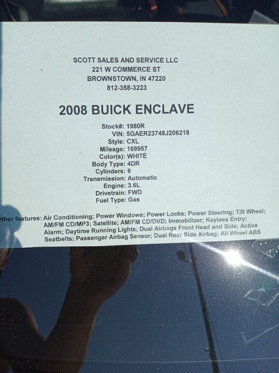 2008 Buick Enclave Image 5