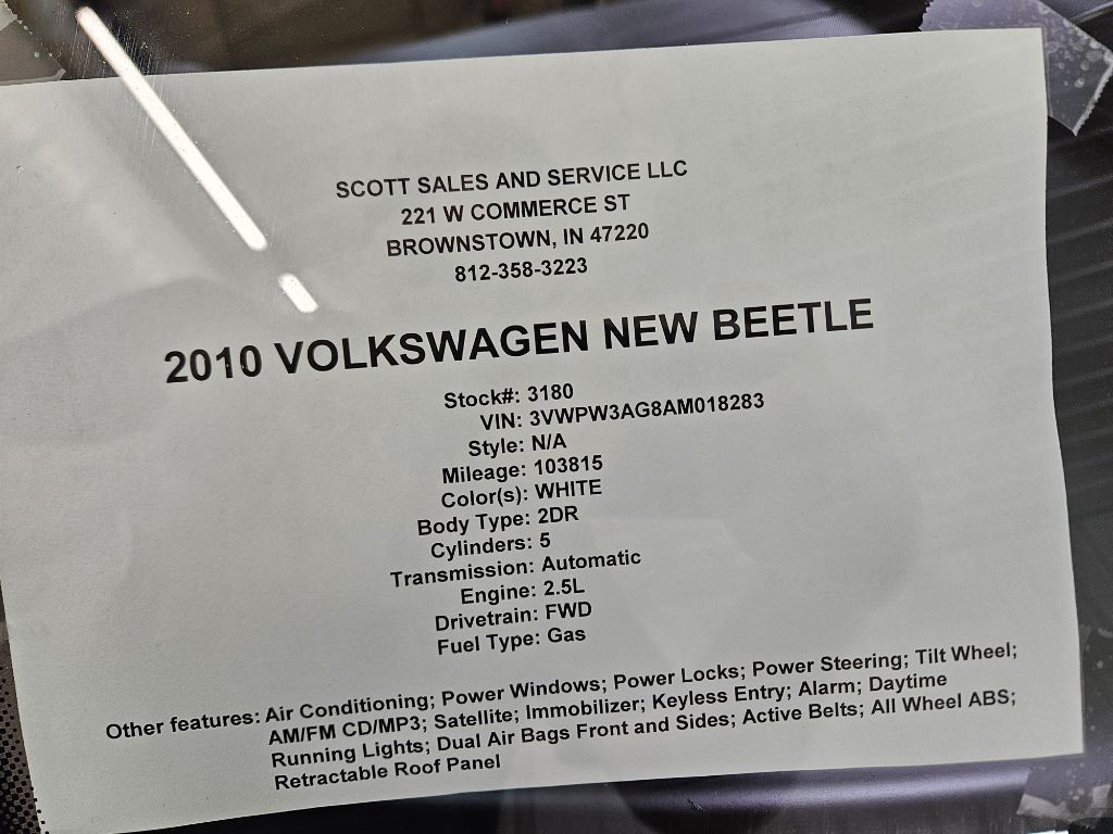 2010 Volkswagen Beetle Image 10