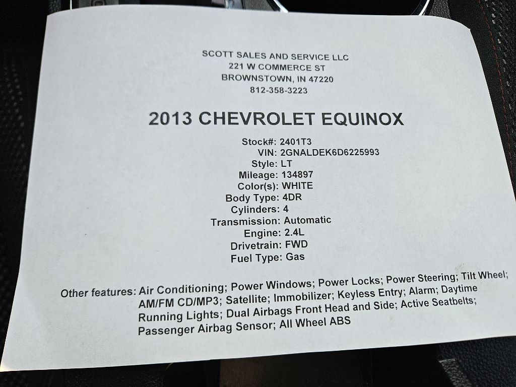 2013 Chevrolet Equinox Image 10
