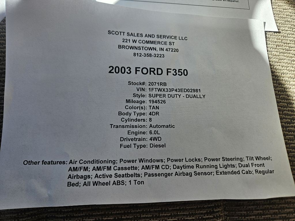 2003 Ford F-350 Image 10