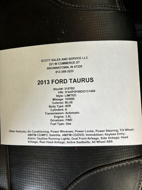 2013 Ford Taurus Image 6