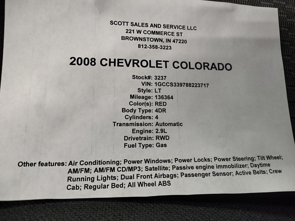 2008 Chevrolet Colorado Image 22