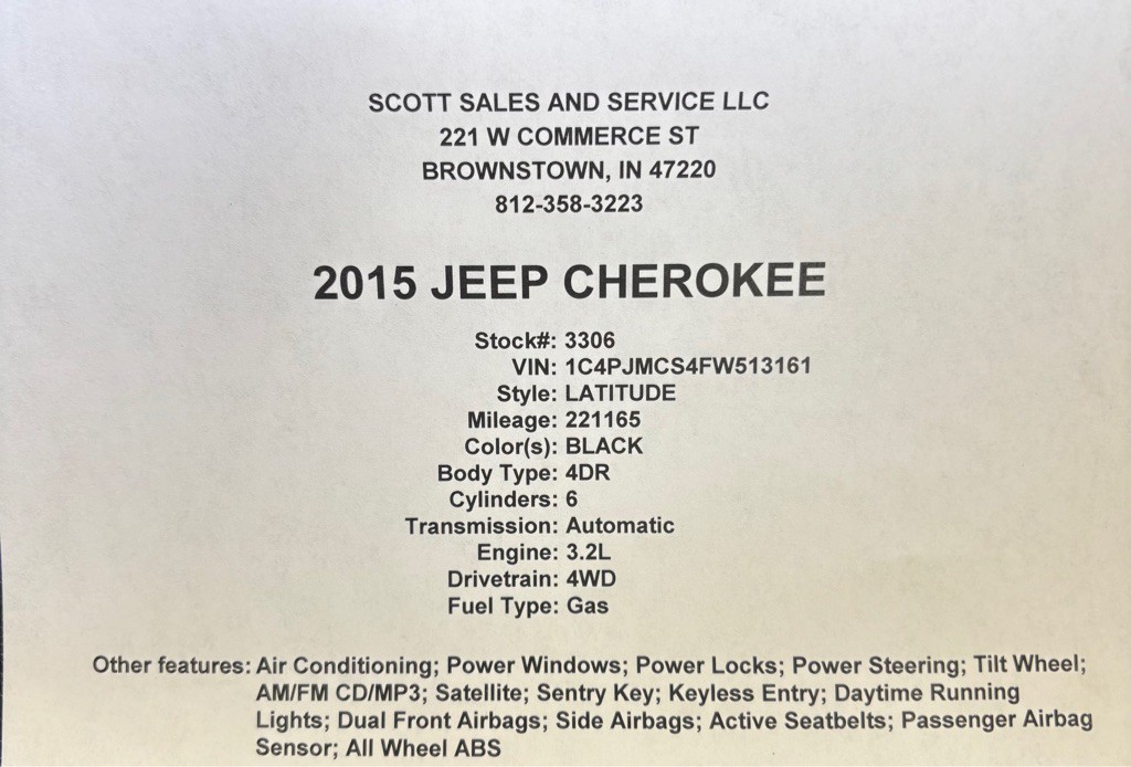 2015 Jeep Cherokee Image 6