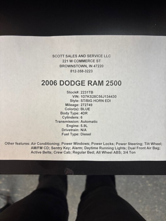 2006 Dodge Ram 2500 Image 6