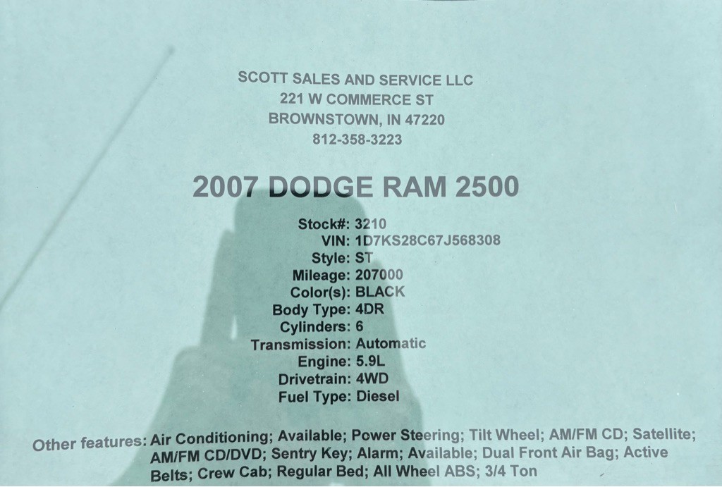 2007 Dodge Ram 2500 Image 6