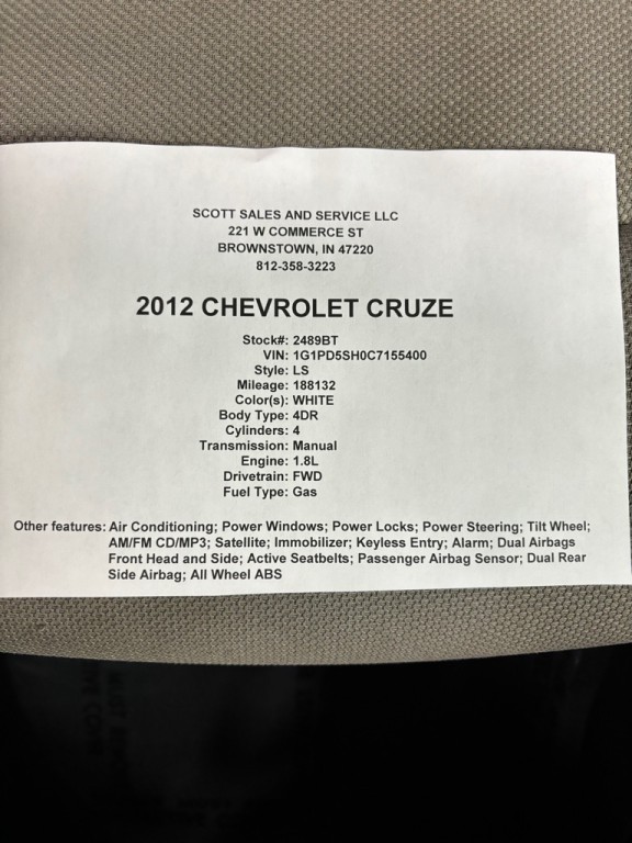 2012 Chevrolet