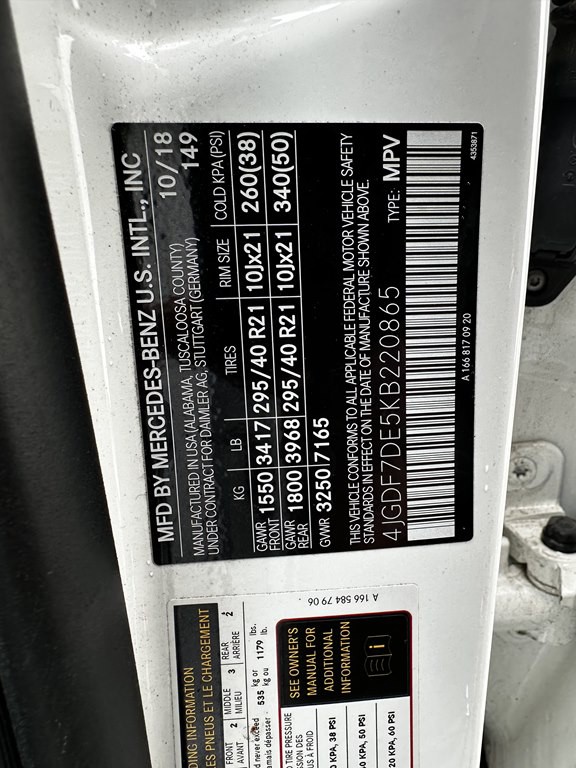 2019 Mercedes-Benz GLS-Class Image 18
