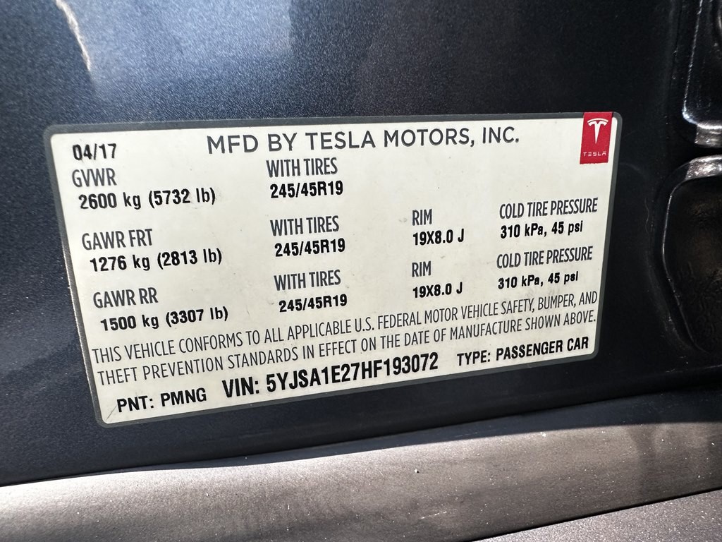 2017 Tesla Model S Image 16