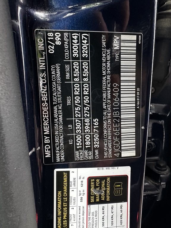 2018 Mercedes-Benz GLS-Class Image 18