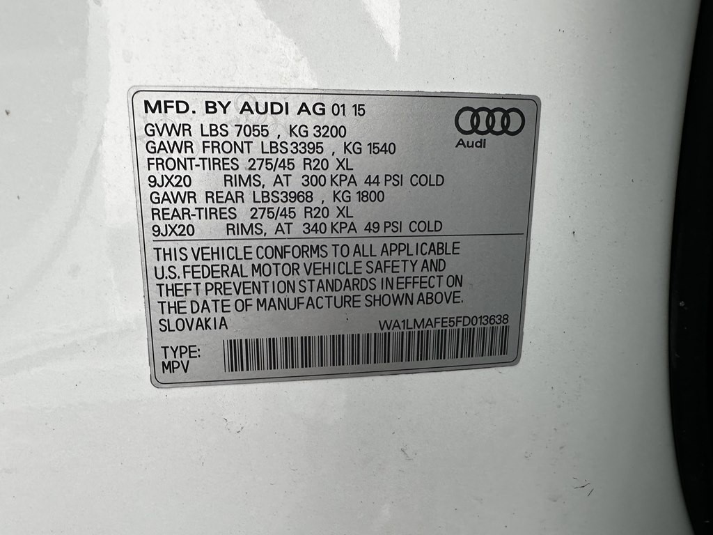 2015 Audi Q7 Image 18