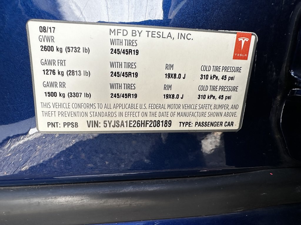 2017 Tesla Model S Image 16