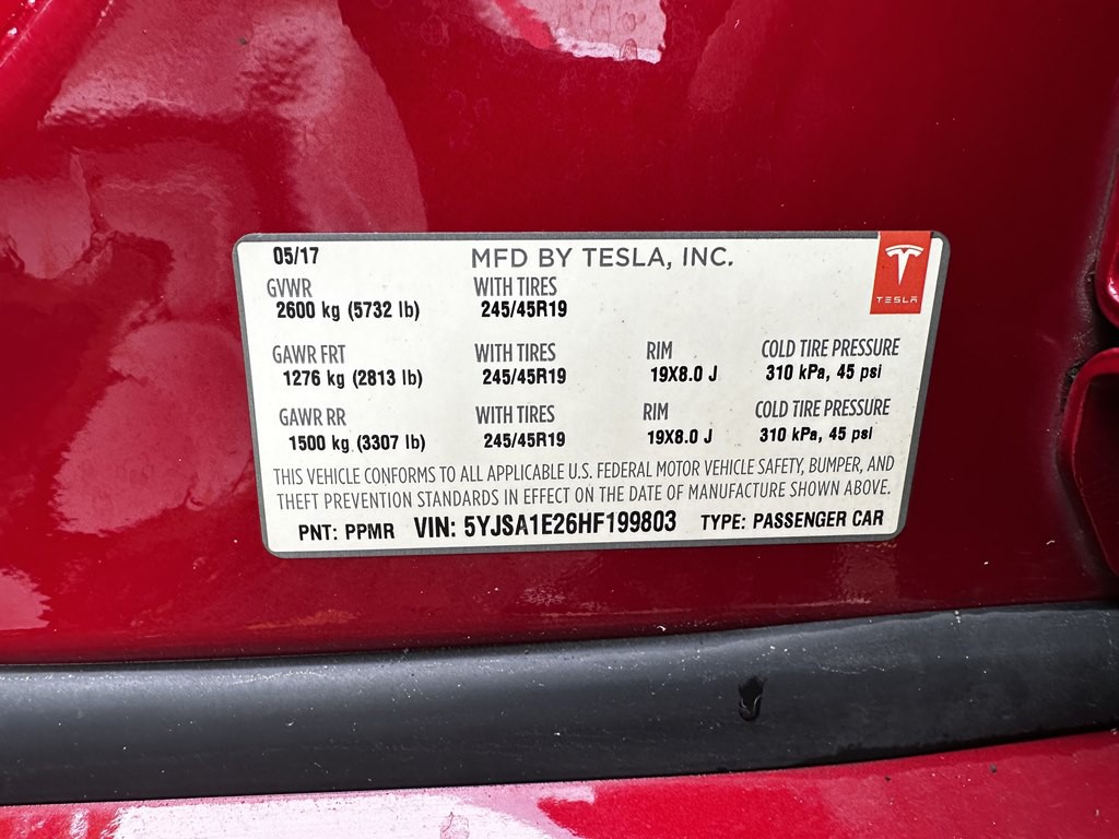 2017 Tesla Model S Image 16