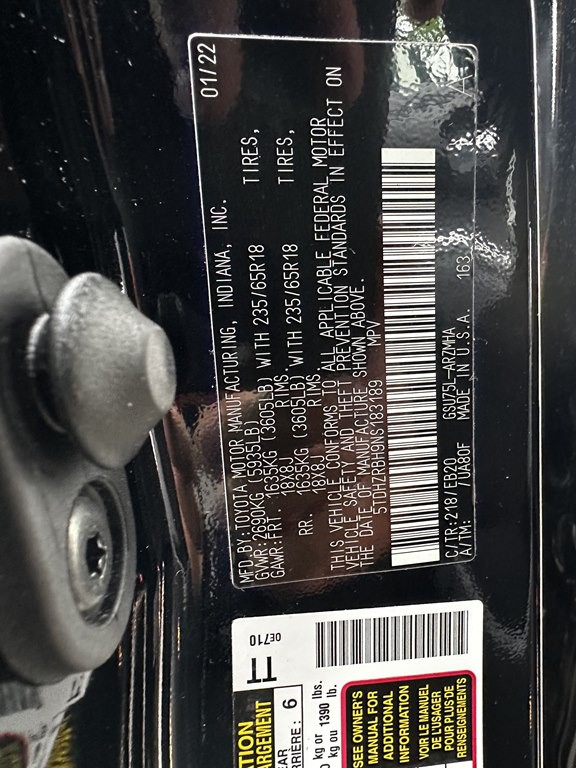 2022 Toyota Highlander Image 19