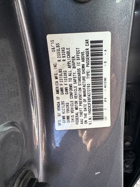 2015 Honda Accord Image 15