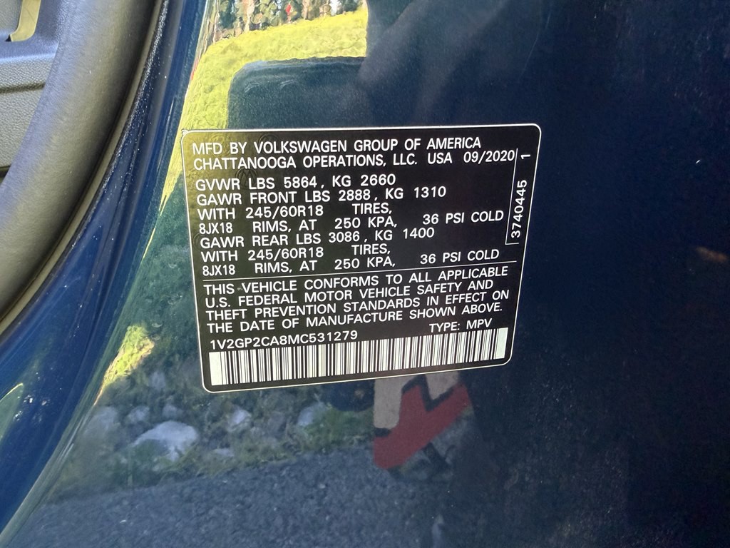 2021 Volkswagen Atlas Image 17