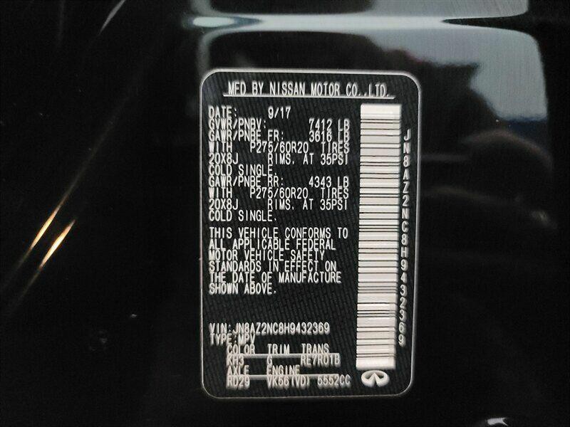 2017 INFINITI QX80 Image 26
