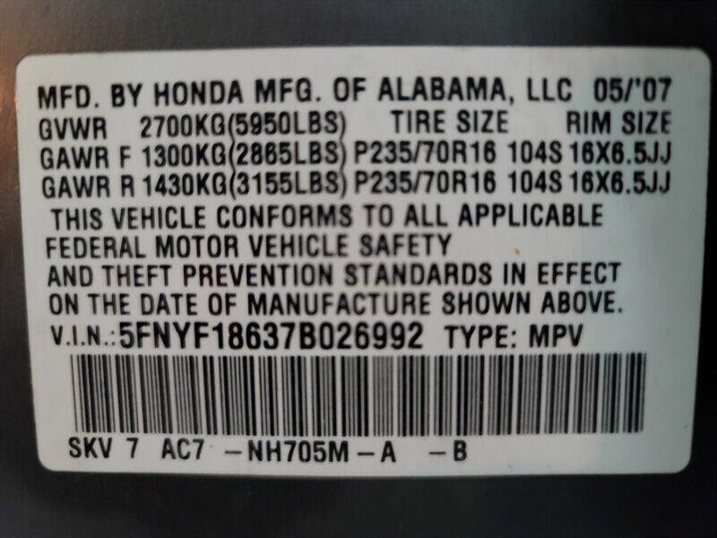 2007 Honda Pilot Image 15
