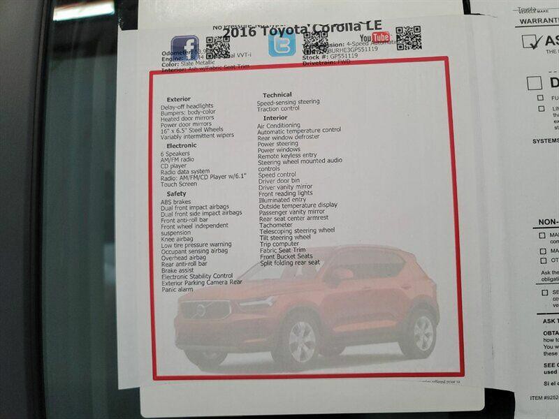 2016 Toyota Corolla Image 31