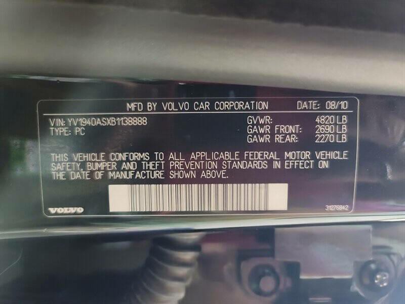2011 Volvo S80 Image 16