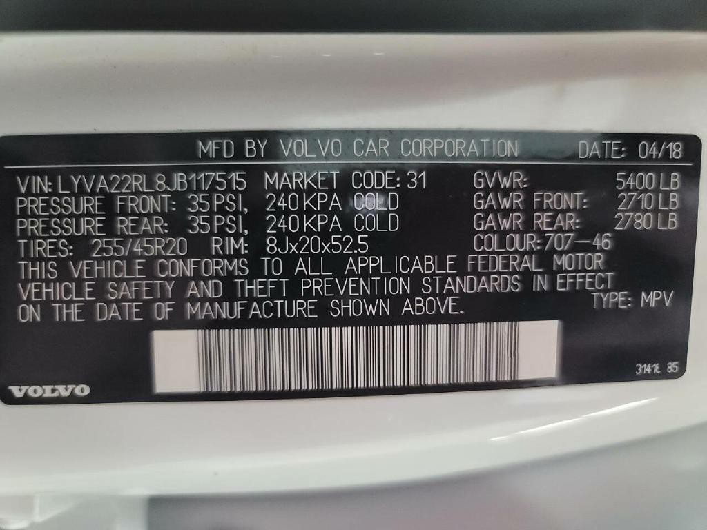 2018 Volvo XC60 Image 31