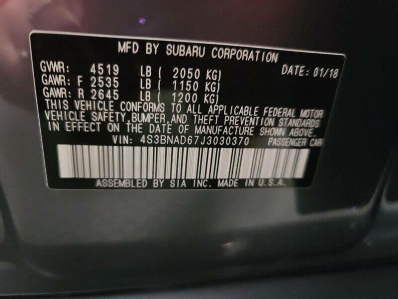 2018 Subaru Legacy Image 24