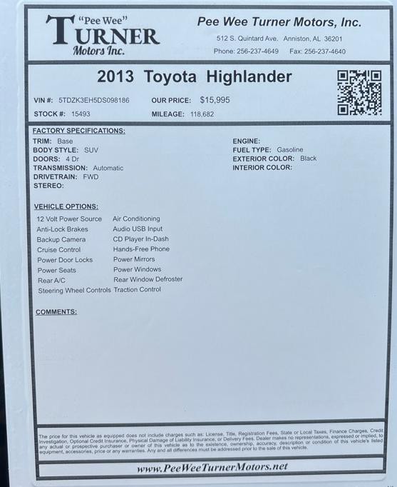 2013 Toyota Highlander Image 10