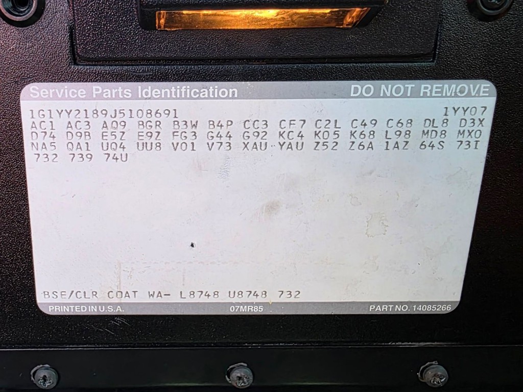 1988 Chevrolet Corvette Image 26