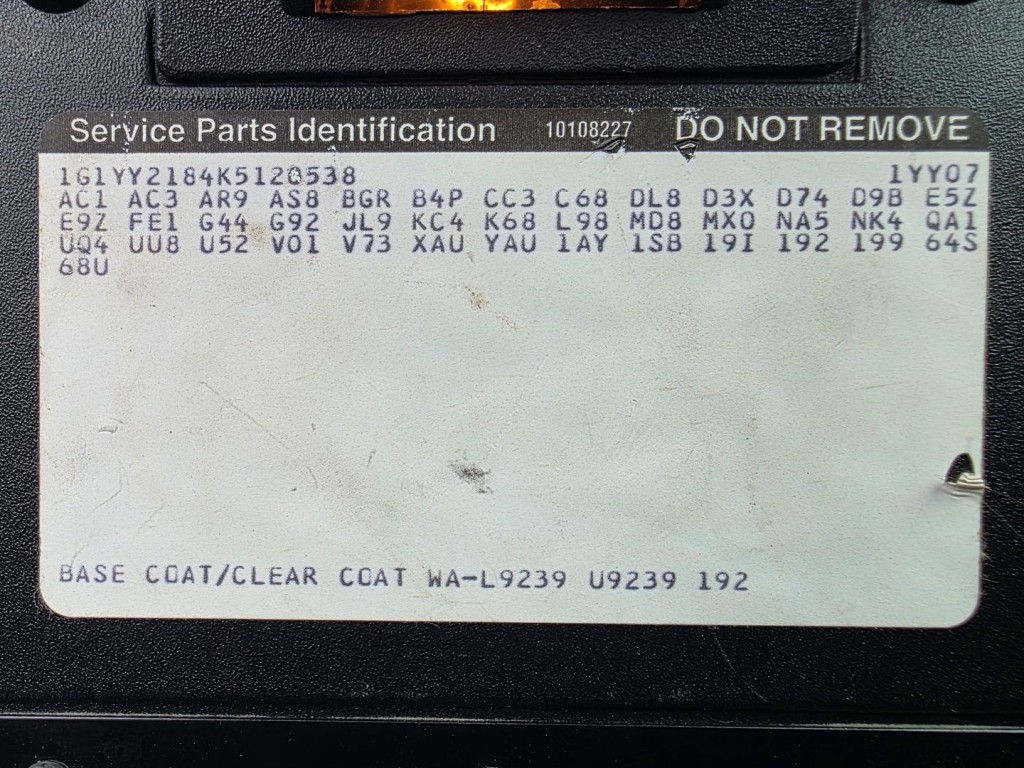 1989 Chevrolet Corvette Image 52