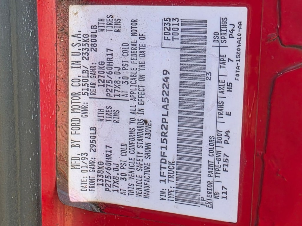 1993 Ford F-150 Image 36