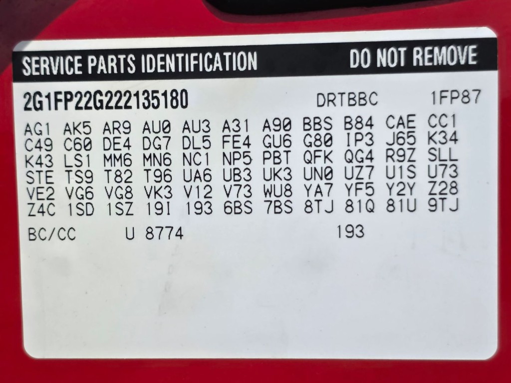 2002 Chevrolet Camaro Image 51