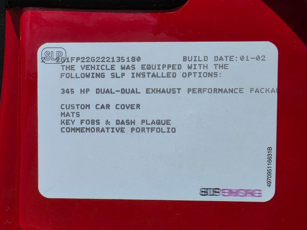 2002 Chevrolet Camaro Image 53