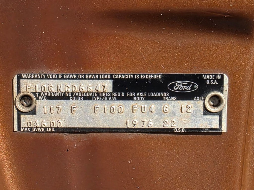 1976 Ford F-100 Image 36