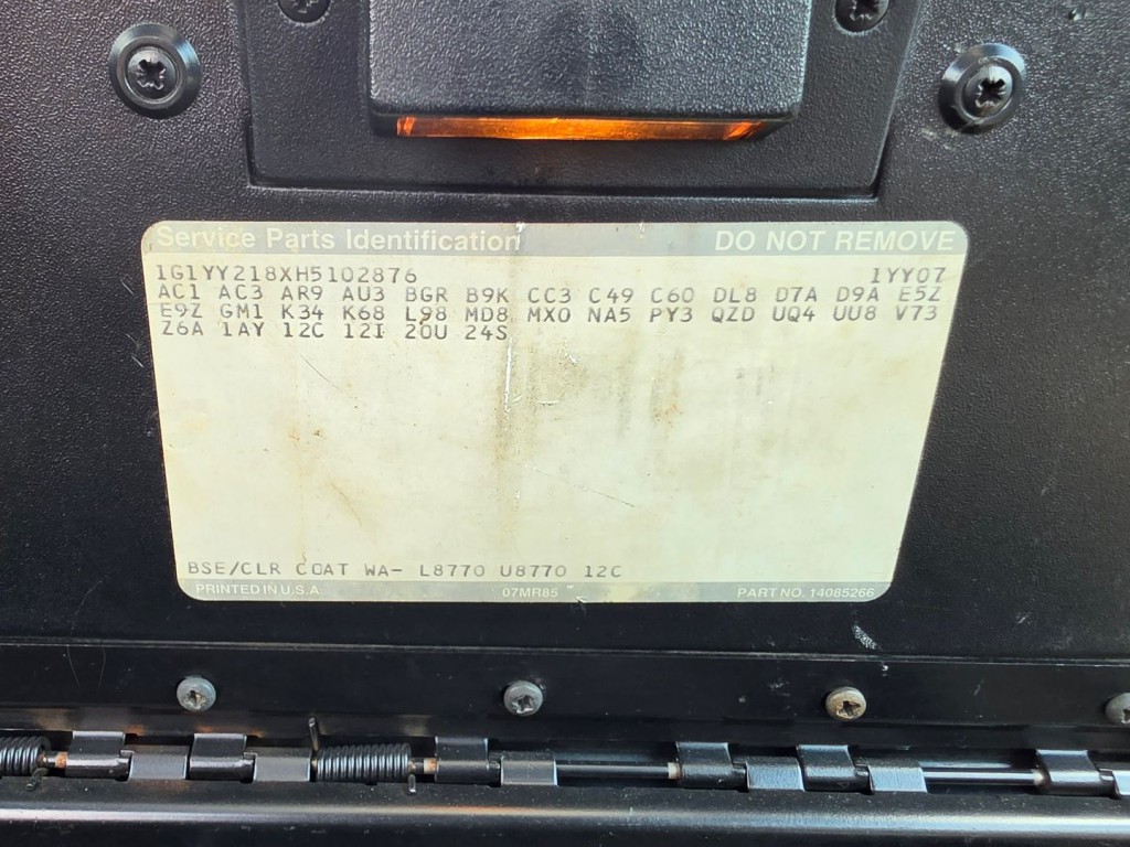 1987 Chevrolet Corvette Image 26
