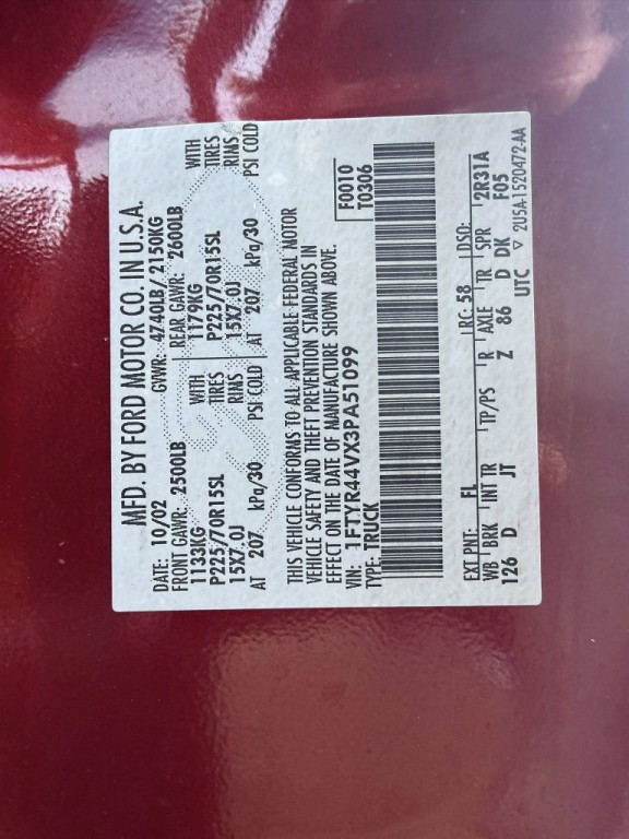 2003 Ford Ranger Image 13