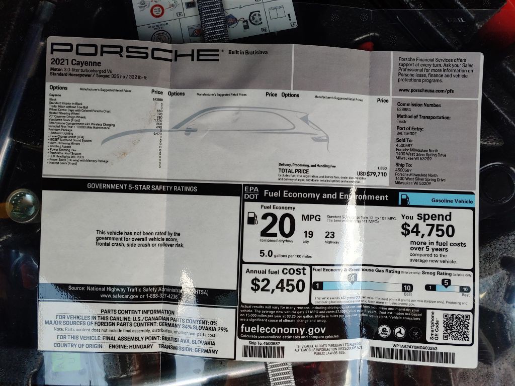 2021 Porsche Cayenne Image 24