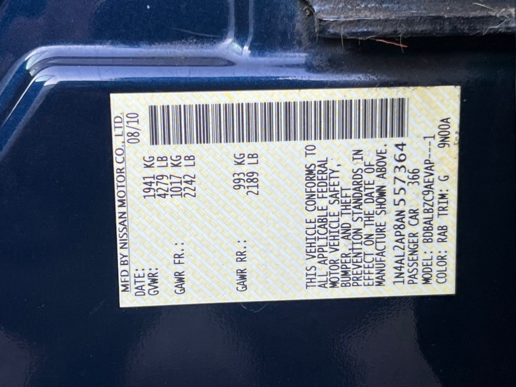 2010 Nissan Altima Image 17