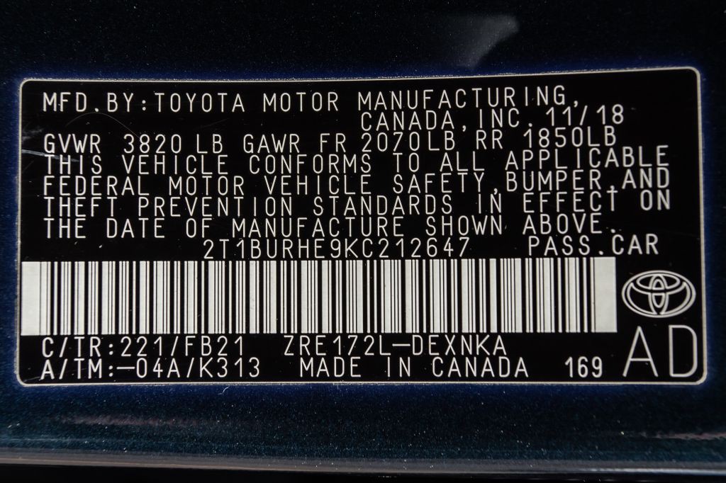 2019 Toyota Corolla Image 30