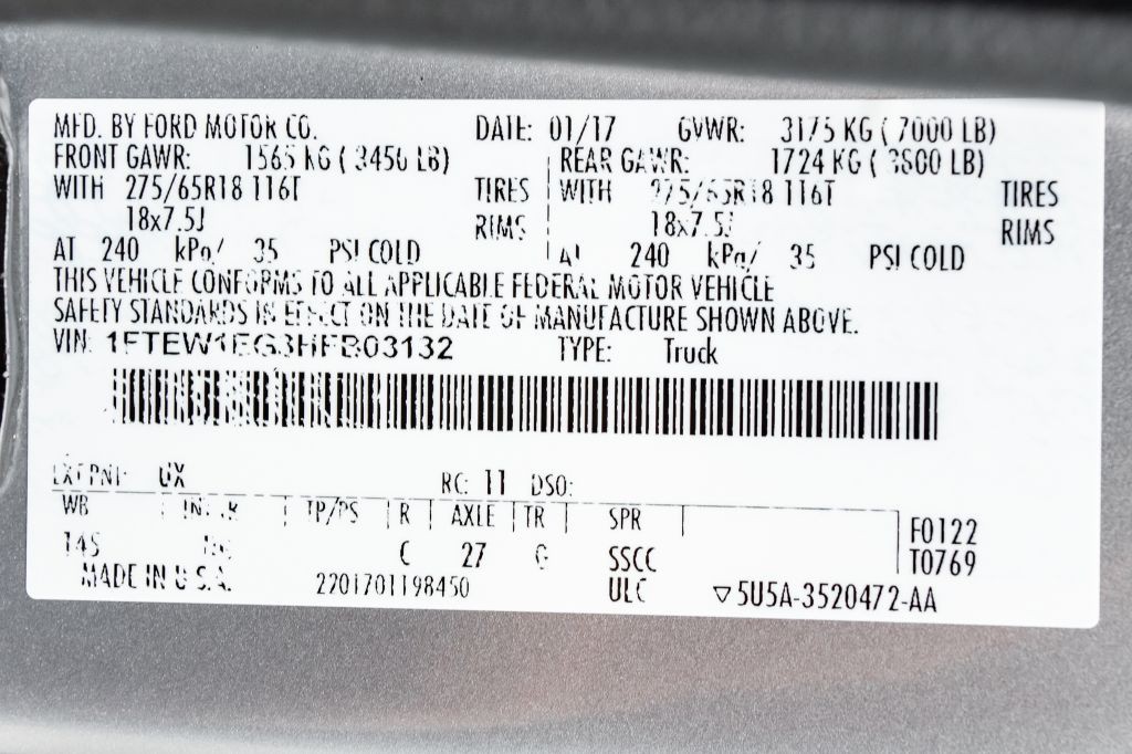 2017 Ford F-150 Image 29