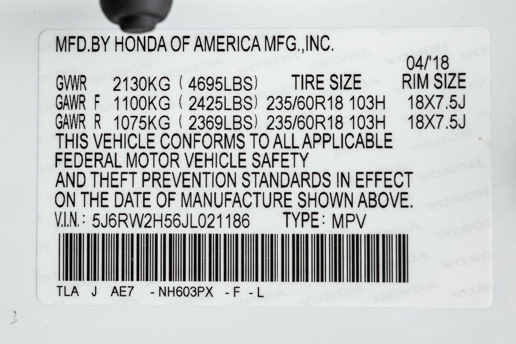 2018 Honda CR-V Image 31