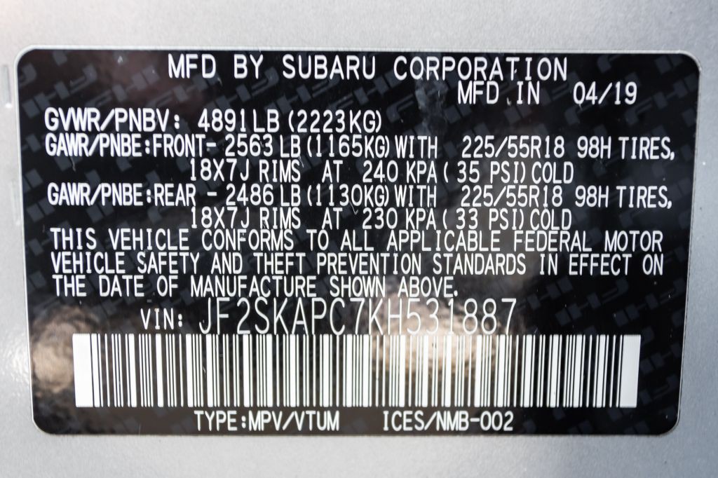 2019 Subaru Forester Image 32