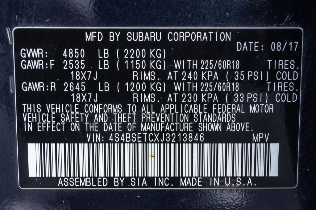 2018 Subaru Outback Image 32