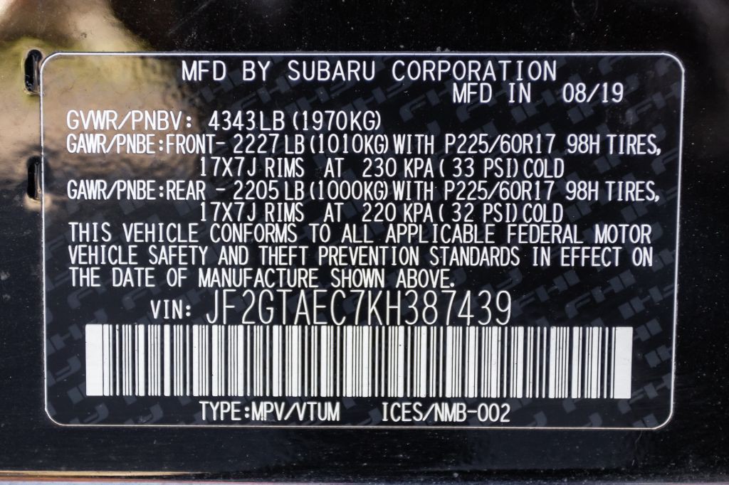 2019 Subaru Crosstrek Image 30