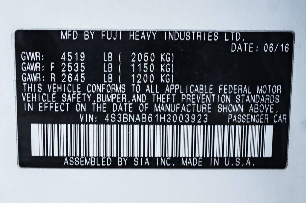 2017 Subaru Legacy Image 29