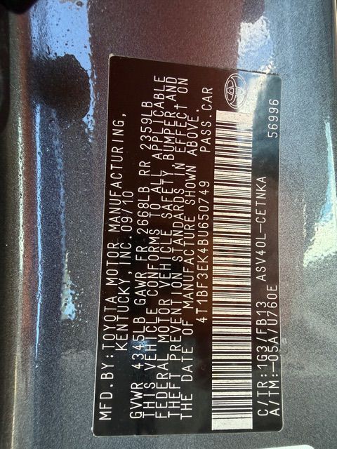 2011 Toyota Camry Image 18