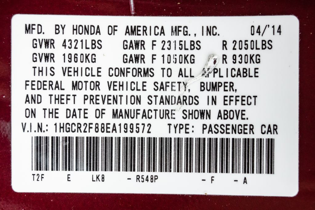 2014 Honda Accord Image 30